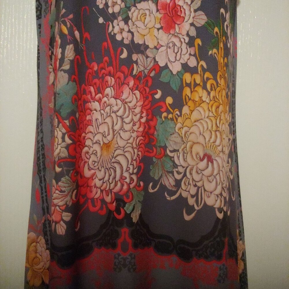 Johnny Was Maxi Sleeveless Floral Resort Beachy Mature Attractive Sexy Dress XS - Picture 6 of 14